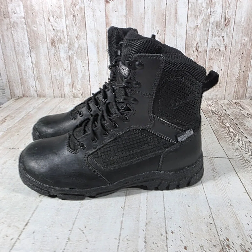 Danner Lookout Side-Zip 8 Black Tactical Boots 23824 Mens 8 D Waterproof DCS